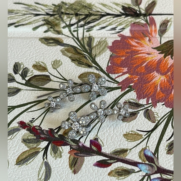 Sterling Silver Climber Earrings - Picture 3 of 5